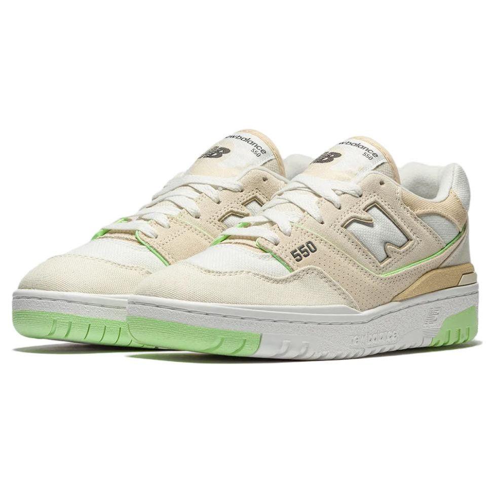 New Balance  550 Turtledove Green Aura Women Sneakers Cream Sandstone BBW550FB