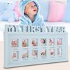 Photo Frame NewBorn Baby Picture Souvenir My First Year Memory Special Gift for Room Wall