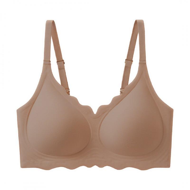 Wirefree Minimizer Bra Plus Size Women Seamless Comfort Push Up Non-Padded Breathable Full Support Daily Wear
