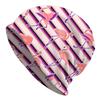 Bonnet Hats Stripes Flamingo Men Women's Thin Hat Pattern Retro Cap Street Skullies Beanies Caps
