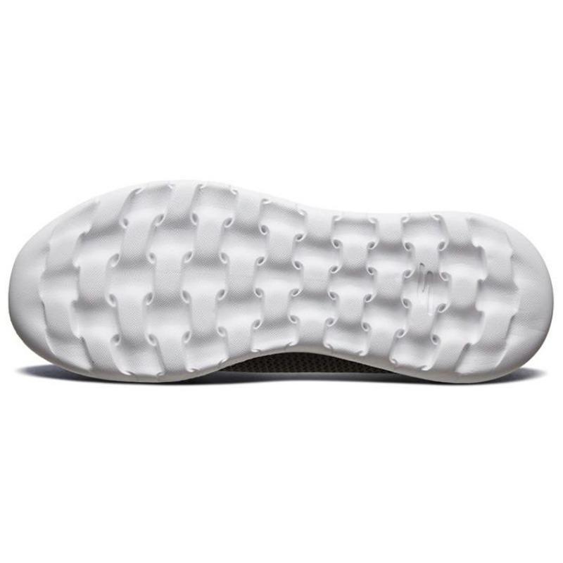 Skechers GO WALK Max Men Slip On Breathable Mesh Cushioned Anti Slip Low Top Running Shoes White Black 54600-BKW