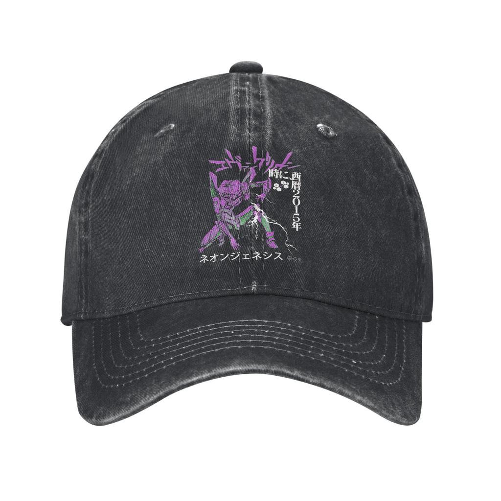 Neon Genesis Evangelion Baseballkappen Schirmmützen Eva Sonnenschutzkappen für Unisex