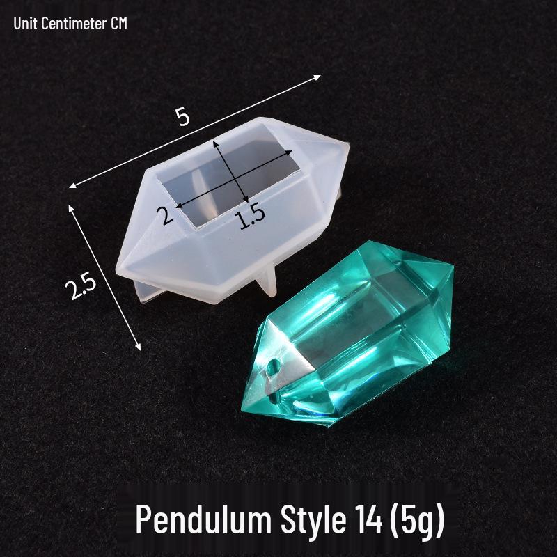 DIY Silicone Molds for Crystal Epoxy Pendants, Charms, and Ornaments