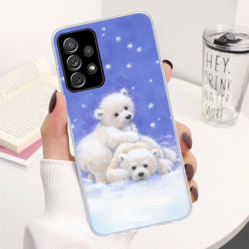 

Polar Bear Newly Arrived Coque Phone Case For Samsung Galaxy A52 A51 A50S A42 A32 A22 A12 A41 A31 A21S A71 A70 A40 A30S A20E A10 Samsung A42 5G