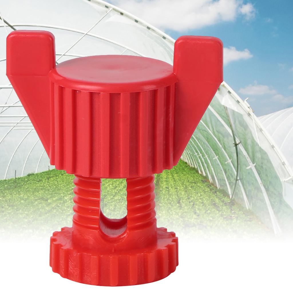 Set de piulițe de șurub din plastic pentru echipamente de fixare a ferestrelor de ventilație, accesorii agricole, roșu, 20 de bucăți