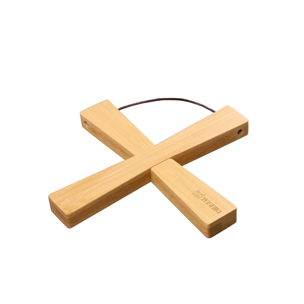 FSC Certified Product Yoshiki Bamboo Trivet Stylish Camping Heat Resistant Compact Pot 1831.5cm Outdoor SDGs Eco Material YK-ONS