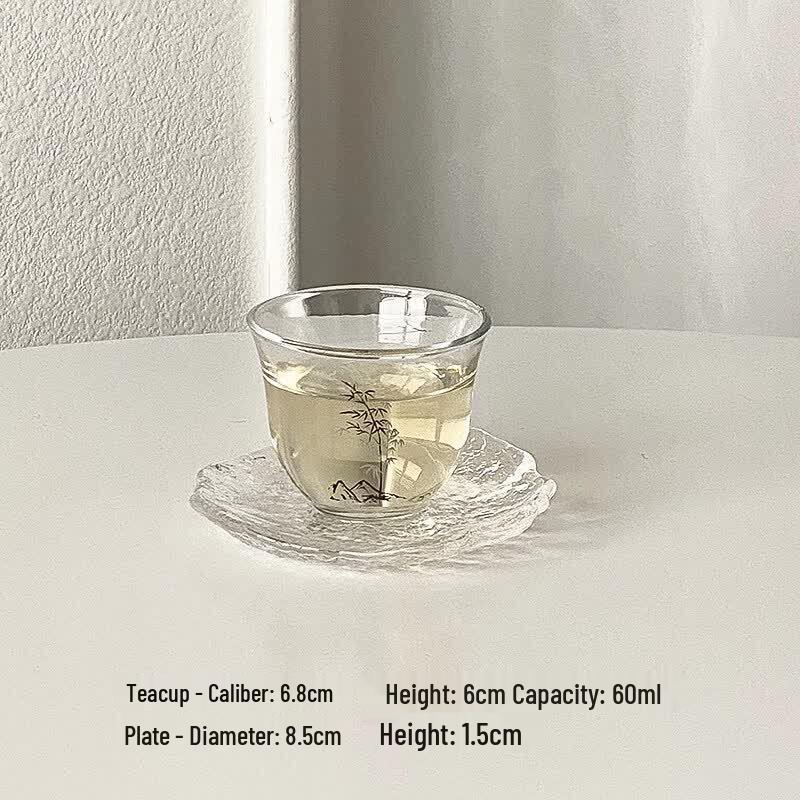 Nordic Irregular Glacier Glass Plate