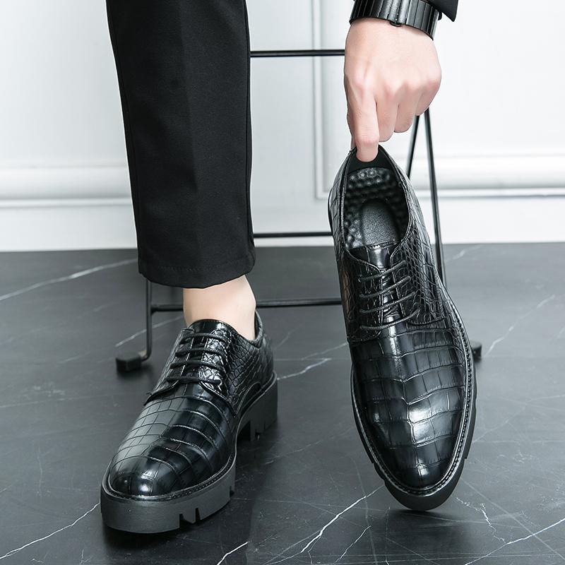 Herren Business Schuhe Kleider Oxfords Mode Lässig Leder Mode Business Trend Luxus Herren Englische Galoschen Schuhe Herren