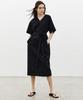 NOTIA Dolman Sleeve V Neck One-Piece - Black