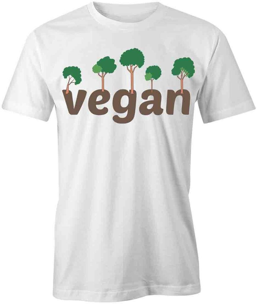 VEGAN TShirt Tee Short-Sleeved Cotton CLOTHING FOOD S1WCA103