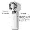 Portable Rechargeable Handheld Mini Fan with Folding Neck and Semiconductor Cooling