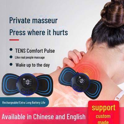 Intelligentes Puls-Mini-Massagegerät: Tragbares elektrisches Physiotherapiegerät für Ganzkörper- und Nackenmassage.