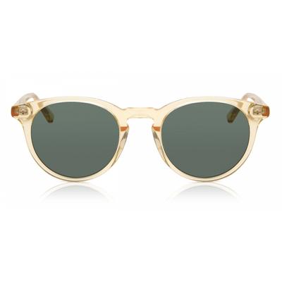 Messy Weekend Lunettes de soleil unisexes Depp Champagne Green