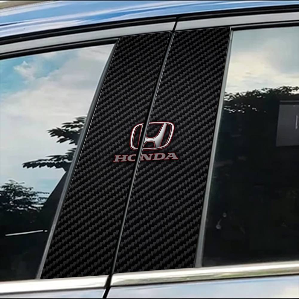 vdbn2 FOR HONDA Car Sticker Auto B-pillar Center Column Decor Cover Scratches Waterproof Sunscreen Vinyl Decals Accessories