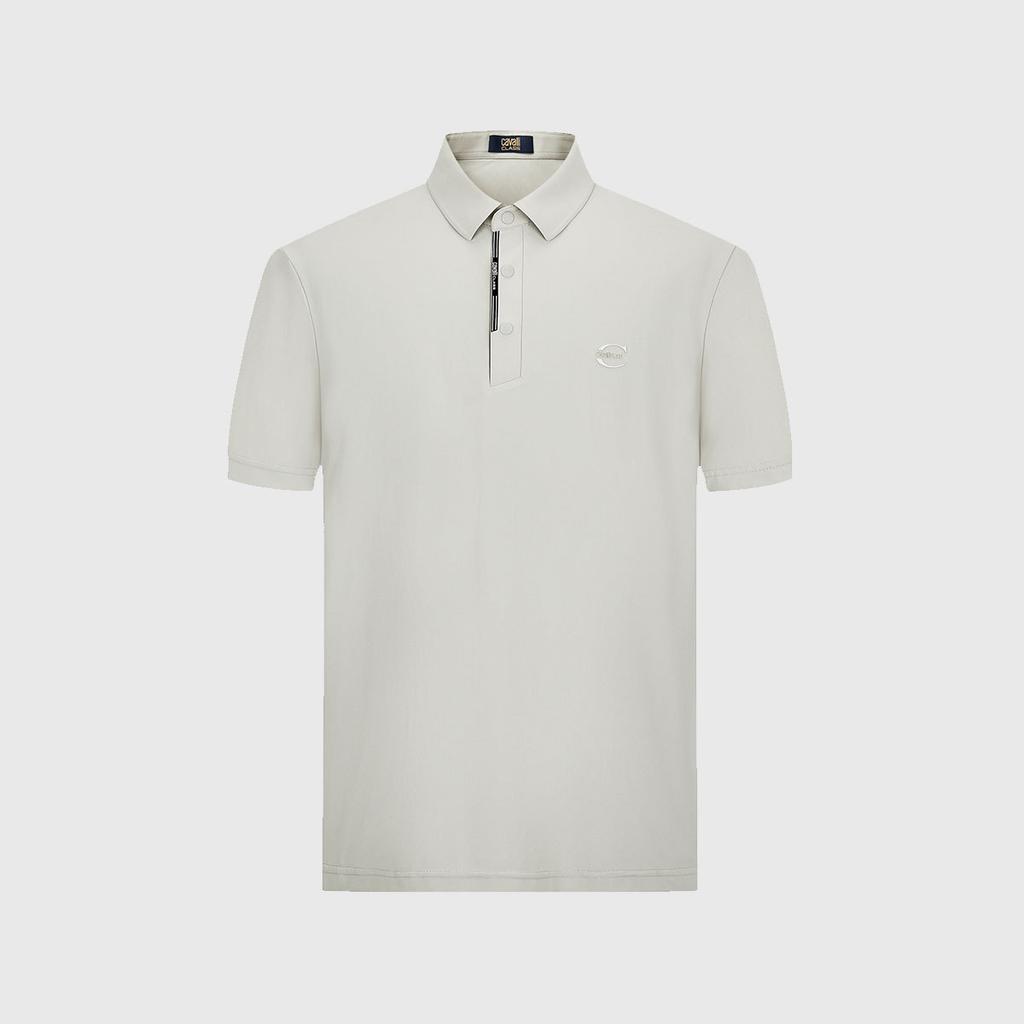 [Classic 3D Letter Version] 26 Spring/Summer Simple Solid Color Versatile Men's Short Sleeve Polo Shirt