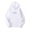 Funny Hannah Bahng Blue Hoodie  Women Clothing Casual Hooded Sweatshirt Male Fashion Oversized Hoodies Man Y2k Streetwear
