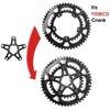 BUCKLOS Bike Chainring 110BCD Road Bicycle Crown Double Road Chainwheel 34T/50T 36/52T 39T/53T for 8/9/10/11 Speed Crankset