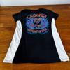 Womens Biker T Shirt Lagonia Bike Week Size Xl Wings New Hampshire