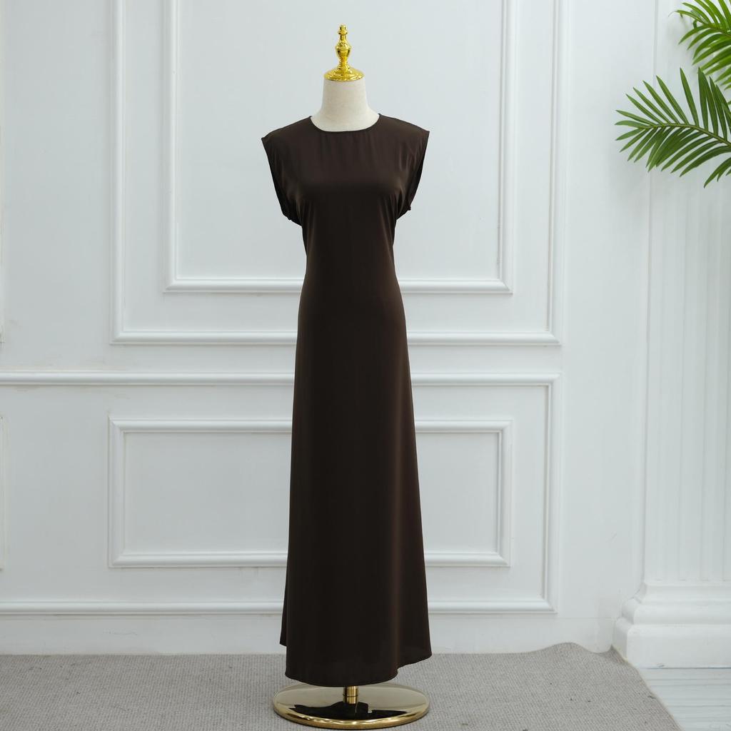 Pure Beauty Bow Long Robe Dress Abaya - Loriya 2025, Europe, America & Middle East Style, Model LR962