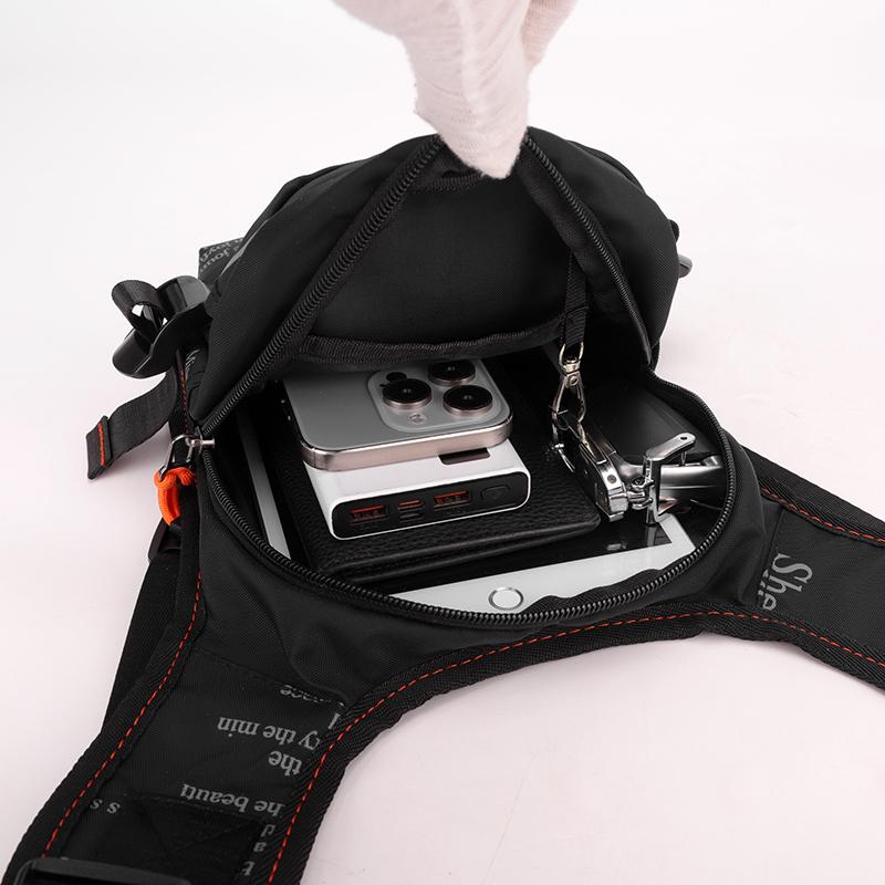 Multifunktions-Motorrad-Beintasche, modische Motorradtasche, Outdoor, Herren, lässige Hüfttasche, Gürteltasche, Moto-Biker-Tasche, Camouflage