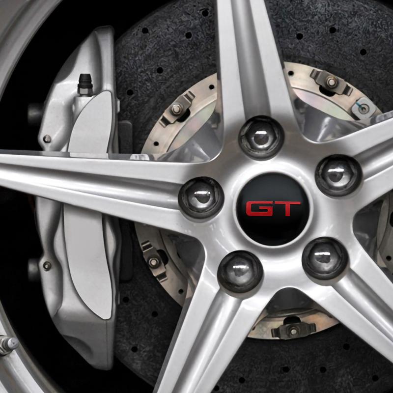 AACF1 4Pcs Car 56/60mm GT Logo Wheel Center Hub Caps Badge Sticker Styling Decal For Peugeot 206 Ford Focus Mk2 Mini Cooper Kia Optima