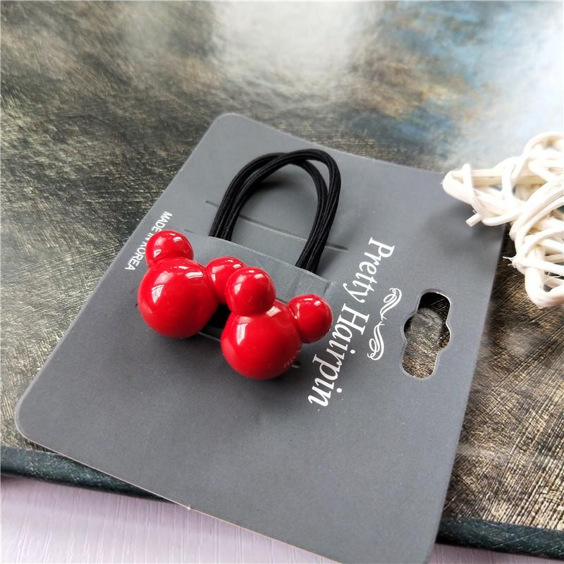 2PCS New Cartoon Cute Rabbit Bear Princess Headwear Kids Elastic Hair Bands Children Hair Ties Ropes Girls Accessories Baby Headdress