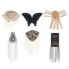 Fringe Rivet Tassel Epaulet Shoulder Boards Badge Costume