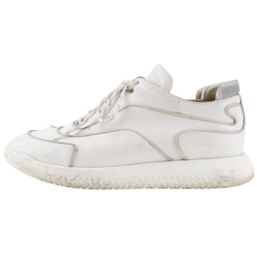 HERMES Vault Reflective sneakers 192508ZH Volte Reflective White leather mens Used