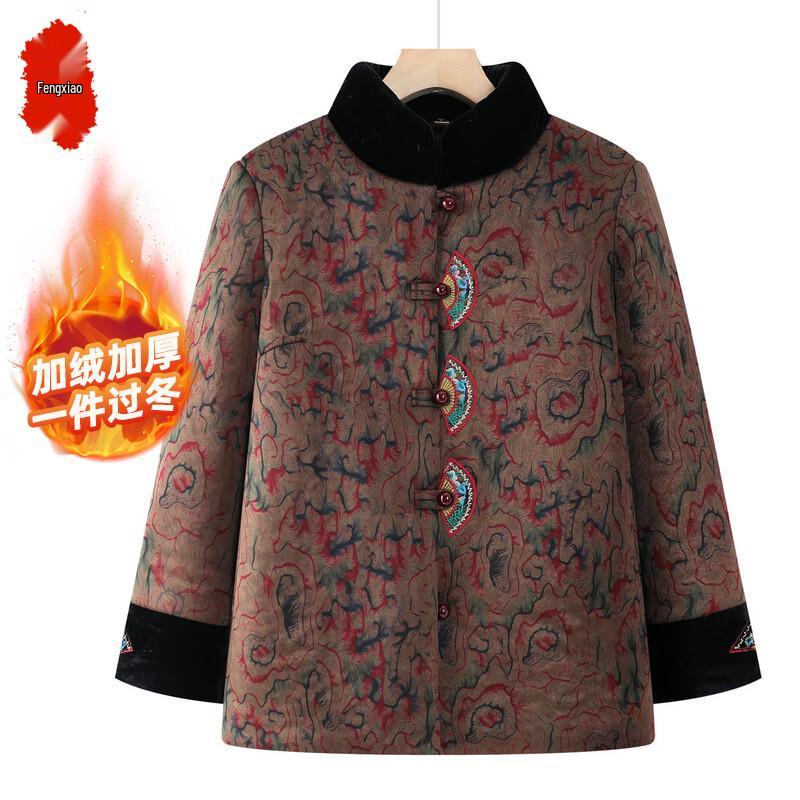 

Женское зимнее теплое хлопковое пальто с плюшевой подкладкой 3XL