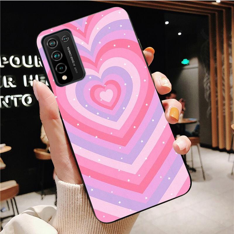 Fashion Latte Love Coffee Heart Phone Case for Huawei Honor 50 10X Lite 20 7A 7C 8X 9X Pro 9A 8A 8S 9S 10i 20S 20lite 7X 10 Lite