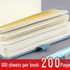 Portable A7 Color Elastic Band Notebook - Student Memo with Skin Feel Leather Cover