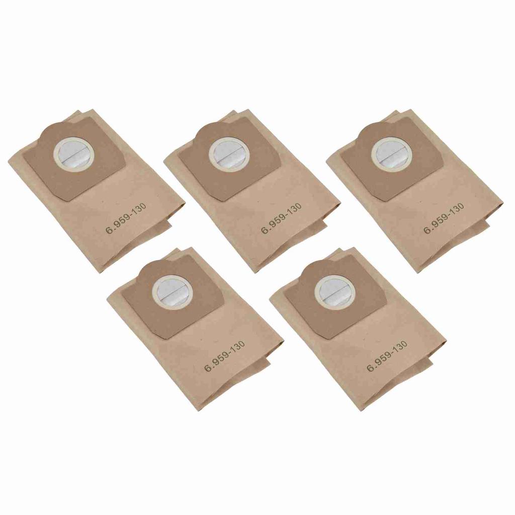 5Pcs Vacuum Cleaner Dust Bag Vacuum Cleaner Accessory Fit for Karcher 6.959‑130.0 WD3200 WD3300 WD3500