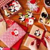 1000/25PCS Christmas Lollipop Paper Cards Cartoon Santa Claus Penguin Snowman Candy Package Wrapping Card New Year Party Decor