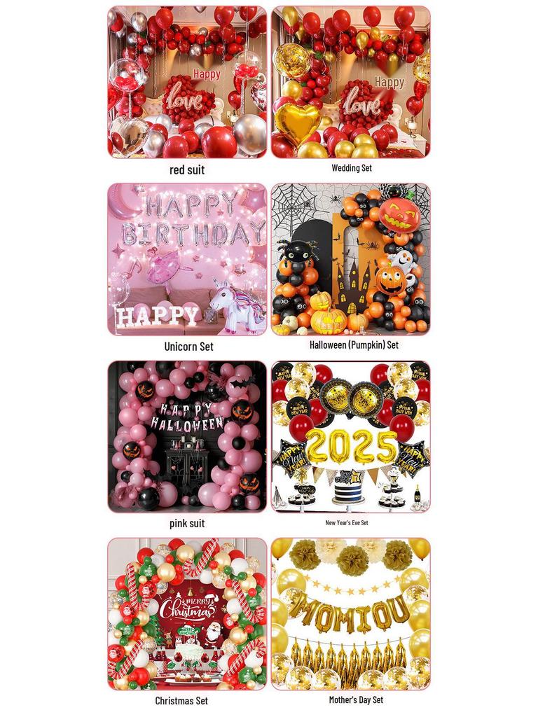 Halloween Ghost Festival Aluminum Foil Balloon Decoration Set for Theme Parties and Events