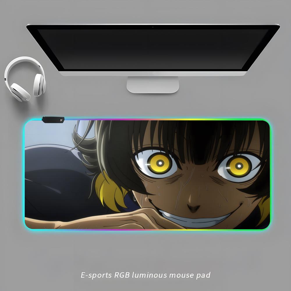 

Bachira Mouse Pad RGB Gaming Mouse Pad Desk Mat HD Gamer Large LED Light XXL MousePads RGB600x300x3mm