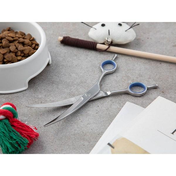 Comet Ciseaux de toilettage Pet Curve 18 cm, shampoing coréen pour animaux
