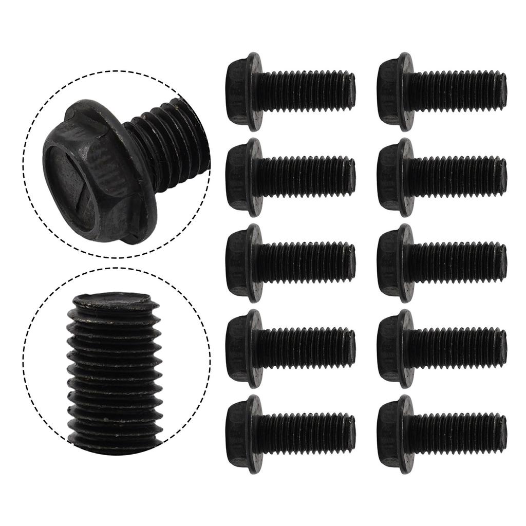 Parts Screw For Cutting Machine 10pcs Accessories Carbon Steel Galvanized Hex Flange Saw Blade Screw High Quality