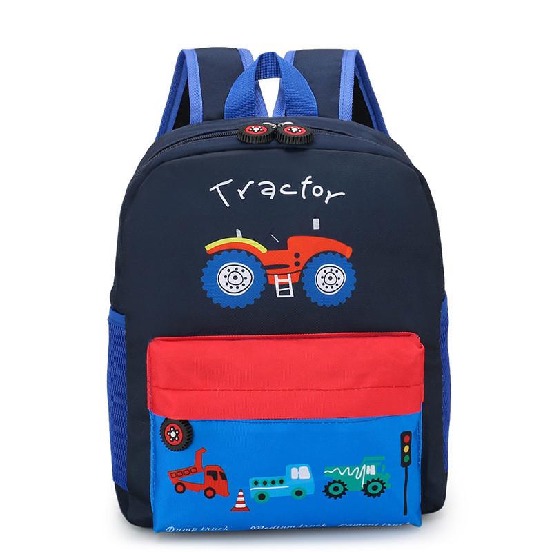 Adorable Cartoon Dinosaur Car Backpack For Kids Durable And Waterproof School Bag