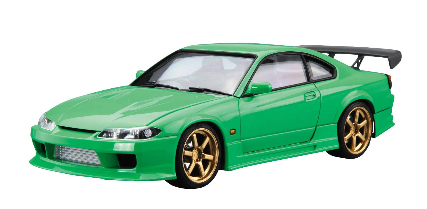 Aoshima Bunka Kyozai Масштаб Серия Тюнингованных Автомобилей 42 Nissan Rodec Style S15 Silvia 1999 Пластиковая Модель 1/24 №