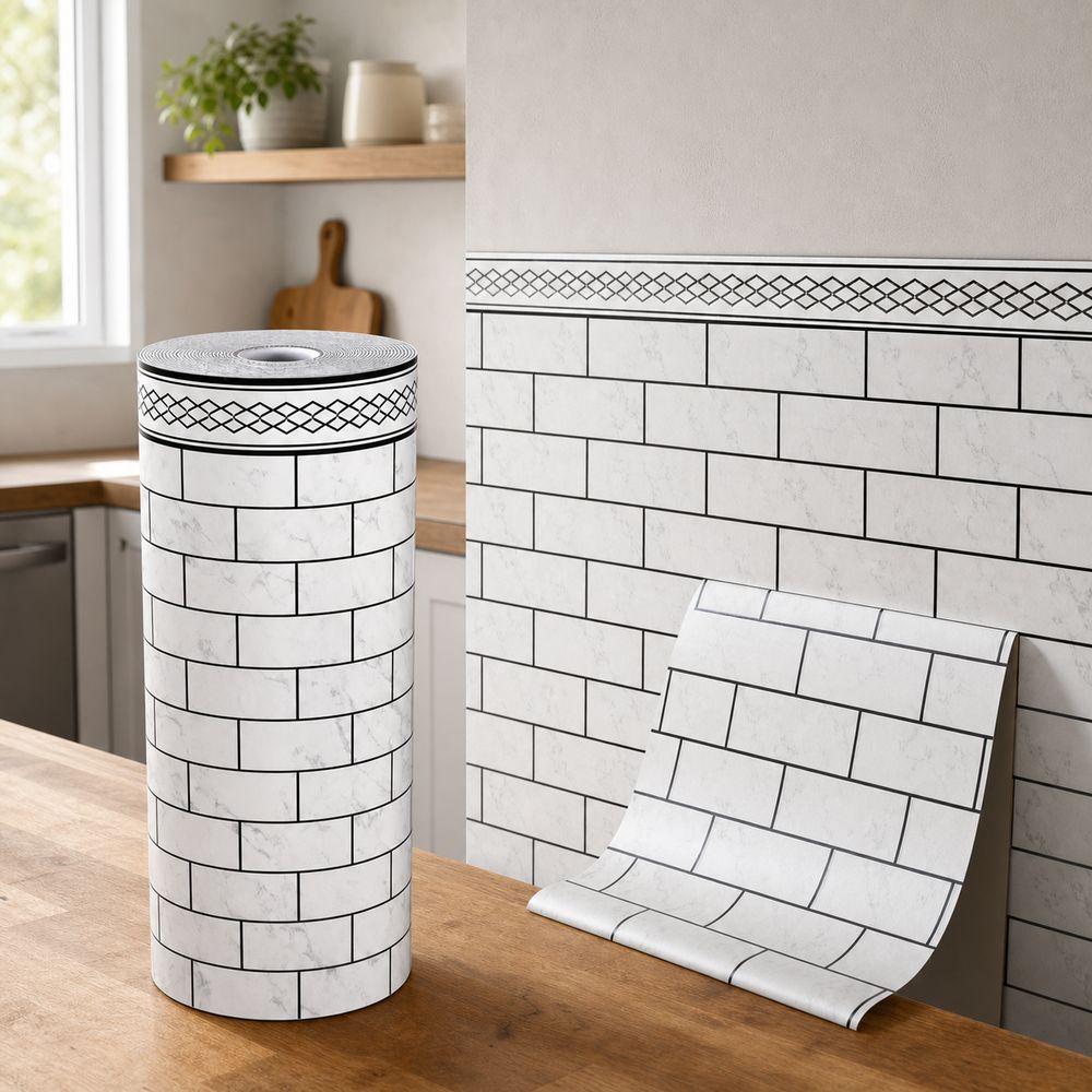 Waterproof Wall Stickers Moisture Resistant Wall Panel Sticker Wall Skirting Home Wall Renovation