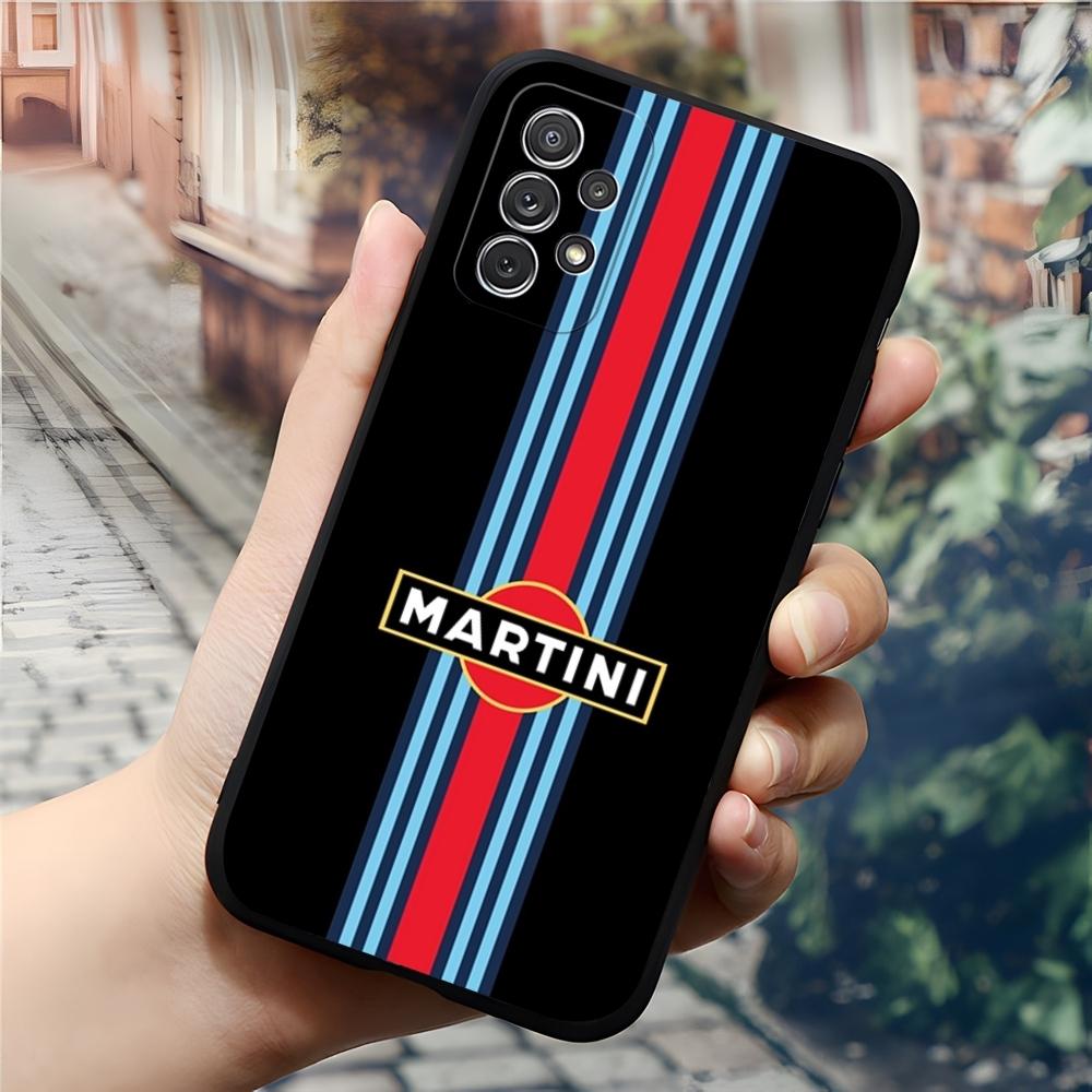 

Martini Racing Horizontal Stripe Phone Case For Samsung Galaxy S24 S23 S26 S22 S25 S20 A16 S21 Ultra Fe Plus A54 A24 A53 Coque Galaxy S25