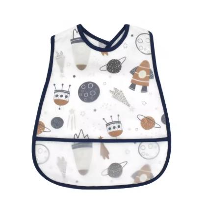 High Quality Adjustable Baby EVA Bibs Cartoon Cotton Child Waterproof Lunch Feeding Bibs For Kids Girls Boys Feed Accessories
