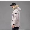 Mens Womens Winter Parka Jacket Hooded Mid-Length Warm Thick Duck Down Coat Waterproof Windproof Outdoor