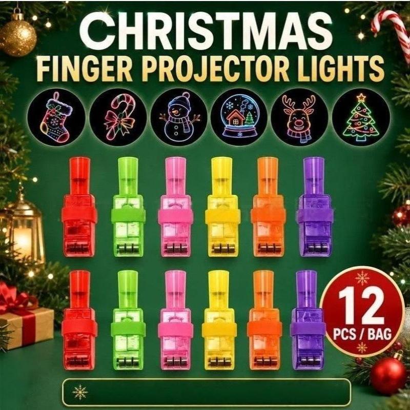 36gab. Helovīna LED izgaismojami pirkstu gaismas