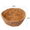 Natürliche Kokosfaser-Einsätze, dicke Kokosfaser-Einsätze für Gartenpflanzgefäße, runde Pflanzeinsätze für Hängekörbe, Ersatzeinsätze
