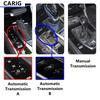 For CHANGAN CS75 18-21 Gear Panel Sticker Modified Carbon Fiber Interior Car Protective Film Accessories Modification