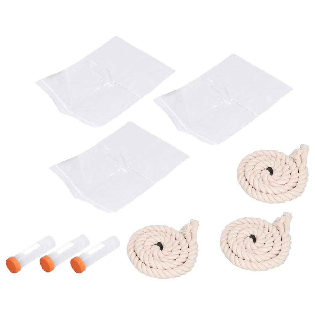 3 Set Corda per Campionamento Saliva Forte Praticità Strumenti Completi Corda di Cotone Morbida Febbre Suina