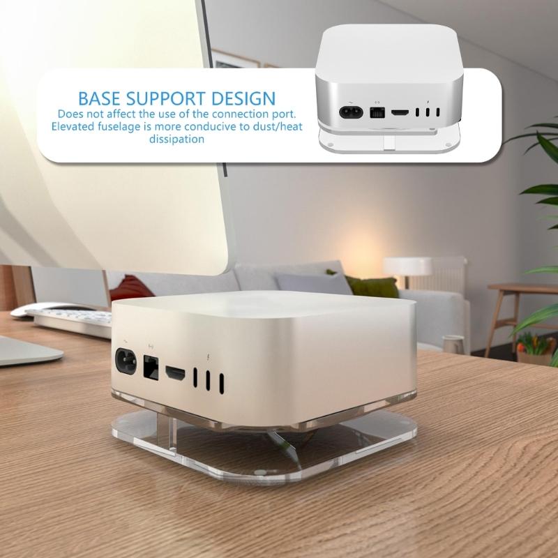High Transparencies Acrylic Computer Stand With AntiDust Meshes And Enhances Cooling System for 2024