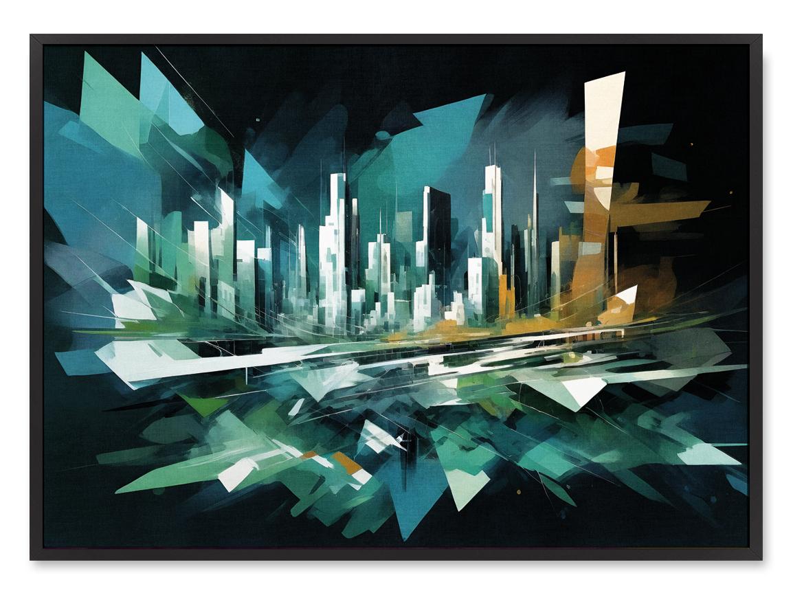 

Plakat abstrakcja street art 21x30 cm