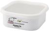 Toyoho PEANUTS Enamel Square Stocker, White, Large, SNJ-2315
